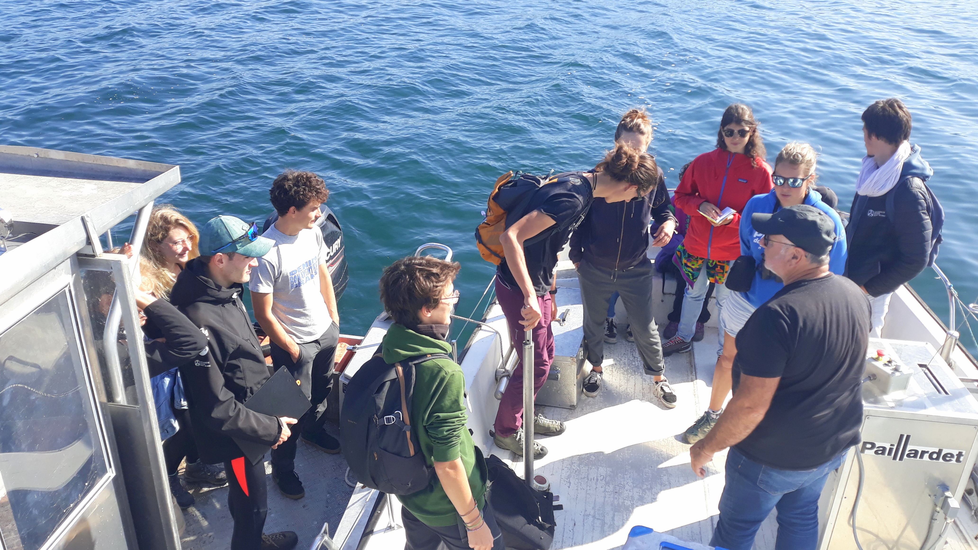 Démonstration de prélèvements sur le lac-Crédits photos: S. JACQUET